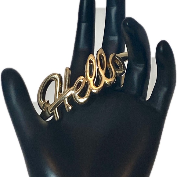 Jewelry - Hello Gold Bracelet